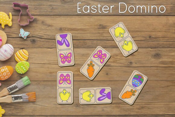 Download Kids Easter Game Domino Laser Cut - Kids easter Collection
