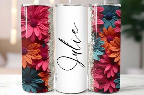 Download Spring Garden 3D Daisy Tumbler - Premium Resources