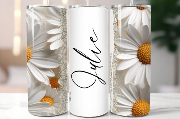 Download Custom Name Daisy Tumbler - Premium Resources